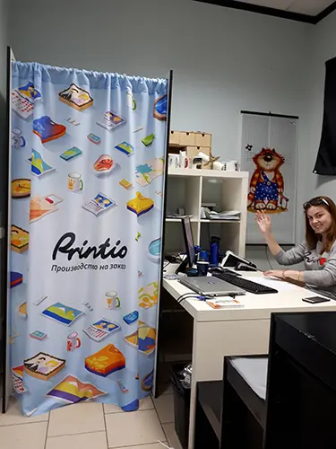 сублимационная печать - шторка для ванной